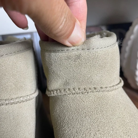 UGG Women's Ultra Mini New Heights Mustard Seed Platform Boots 1158311 - Picture 5 of 14